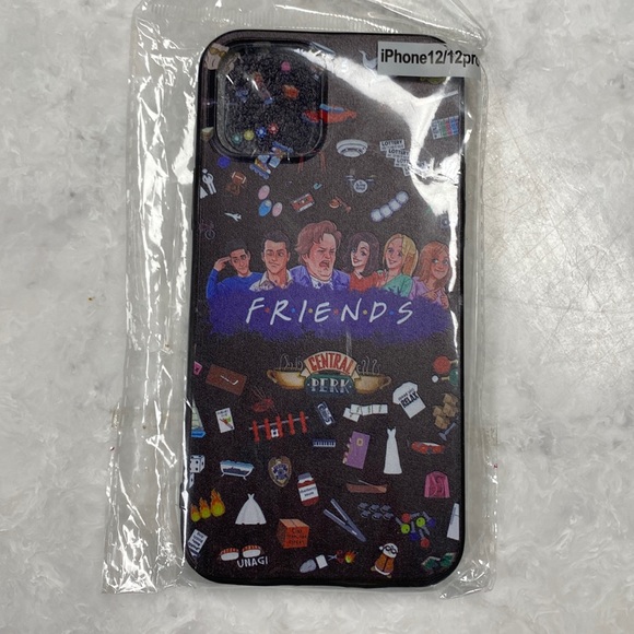 Other - New with Tags iPhone 12/12 Pro. Black case with friends details. F.R.I.E.N.D.S.